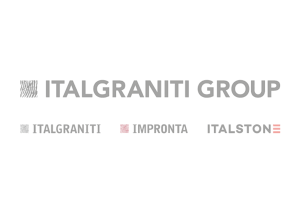 Logo raffigurante la marca Italgraniti Group. Il logo ha una trasparenza del 40%