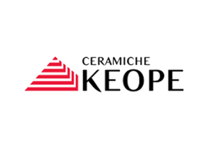 Logo raffigurante la marca Ceramiche Keope.